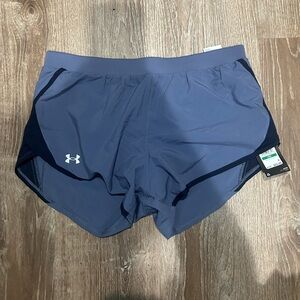 NWT women’s blue Under Armor shorts